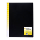 Marbig A3 Refillable Display Book - Black, 20 Pockets