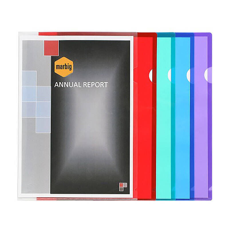 Marbig A4 Ultra Letter Files - Assorted 10 Pack Marbig