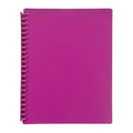 Marbig Pink Refillable 20 Pocket Display Book Marbig