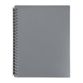 Marbig Refillable Grey 20 Pocket A4 Display Book Marbig