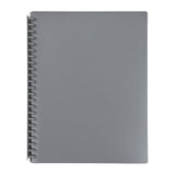 Marbig Refillable Grey 20 Pocket A4 Display Book