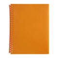 Marbig Refillable Display Book - 20 Pockets, Orange Marbig