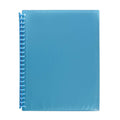 Marbig Clearview Refillable Display Book - 20 Pockets, Transparent Maroon Marbig