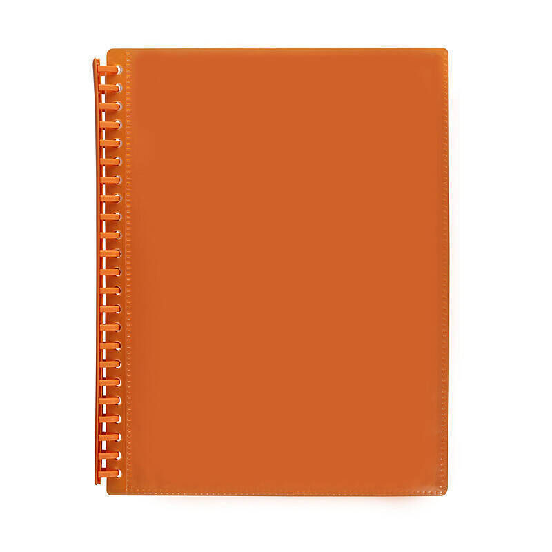 Marbig Clearview Refillable Display Book - 20 Pockets - Transparent Organiser Marbig