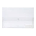 Marbig Clear Foolscap Document Wallet - Durable Polypick Marbig