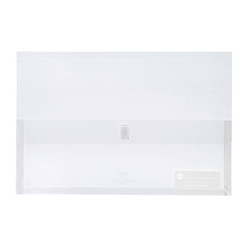 Marbig Clear Foolscap Document Wallet - Durable Polypick Marbig