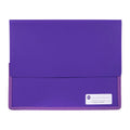 MBG Heavy Duty A4 Purple Polypropylene Document Wallets (5 Pack) 