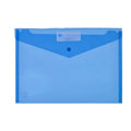 MBG A4 Blue PP Document Wallet - Durable File Folder 
