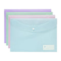 MBG A4 Pastel Document Wallets | 12 Pack File Holders 