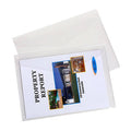 A4 Clear Compact Document Wallets - Box of 40 (10x 4-Pack) 