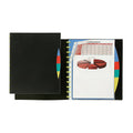 Marbig Kwik Zip A4 Refillable Display Book - 20 Pockets Black Marbig