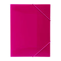 Pink Document Files with Elastic Closure - Pack of 12 