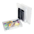 Marbig A4 Clear Plastic File Case - Secure Document Holder Marbig