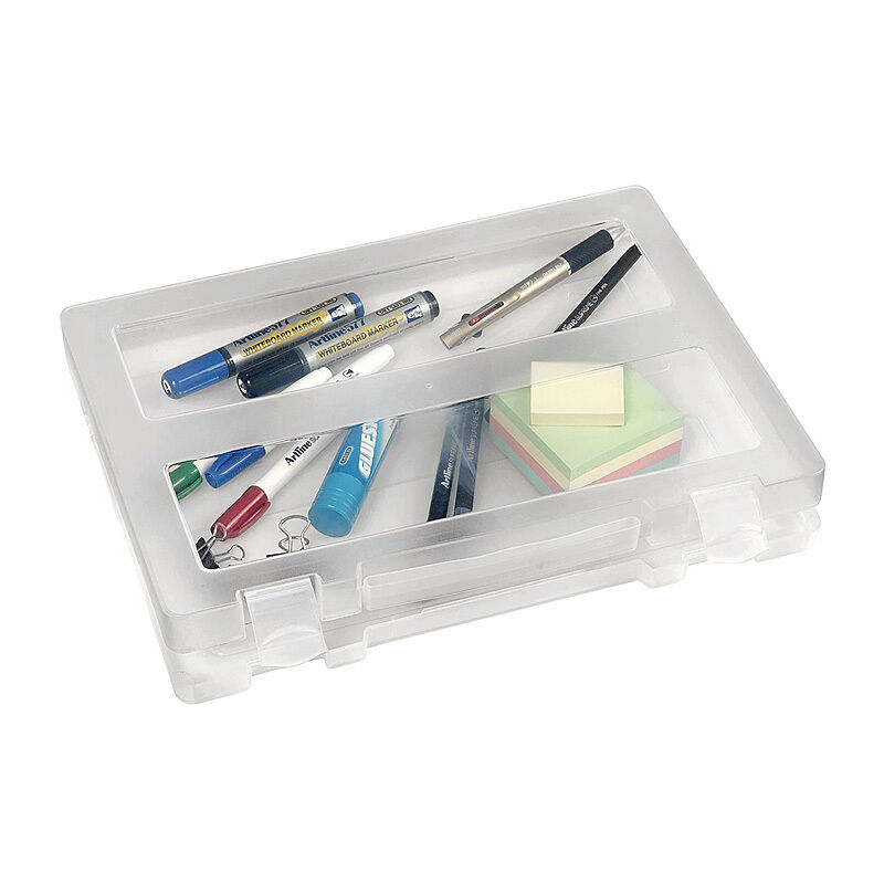 Marbig A4 Clear Document Case with Handle Marbig