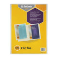 Marbig A3 10 Pocket Display Book - Clear Insert Cover File Marbig