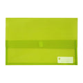 MBG Translucent Lime Poly Wallet - Durable & Lightweight 