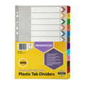Marbig A4 Reinforced Financial Year Dividers & Tabs Marbig