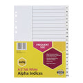 Marbig A4 A-Z Dividers - White Plastic Tabs for Easy Filing Marbig