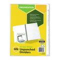 Marbig A4 10 Tab Manila Dividers | Unpunched Index Tabs Marbig