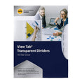 Marbig Pro A4 10-Tab Clear Plastic File Dividers Marbig