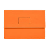 Marbig Slimpick Orange Foolscap Document Wallet