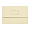 Marbig Slimpick Foolscap Document Wallet - Buff Marbig