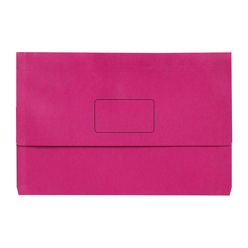 Marbig Slimpick Pink Foolscap Document Wallet Marbig