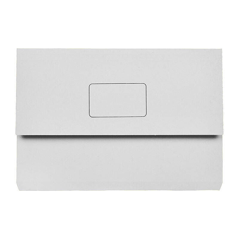Marbig Slimpick Foolscap Document Wallet - Grey Marbig