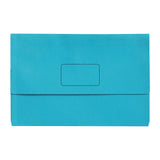 Marbig Slimpick A3 Document Wallet - Marine Blue