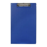 Marbig Blue PP Foolscap Clipfolder