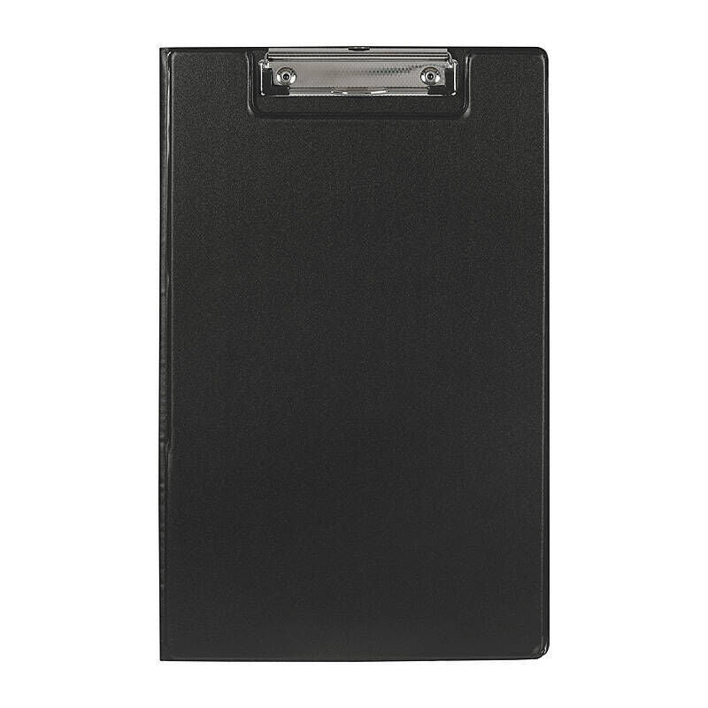 Marbig Black PP Foolscap Clipfolder | Secure Document Holder Marbig