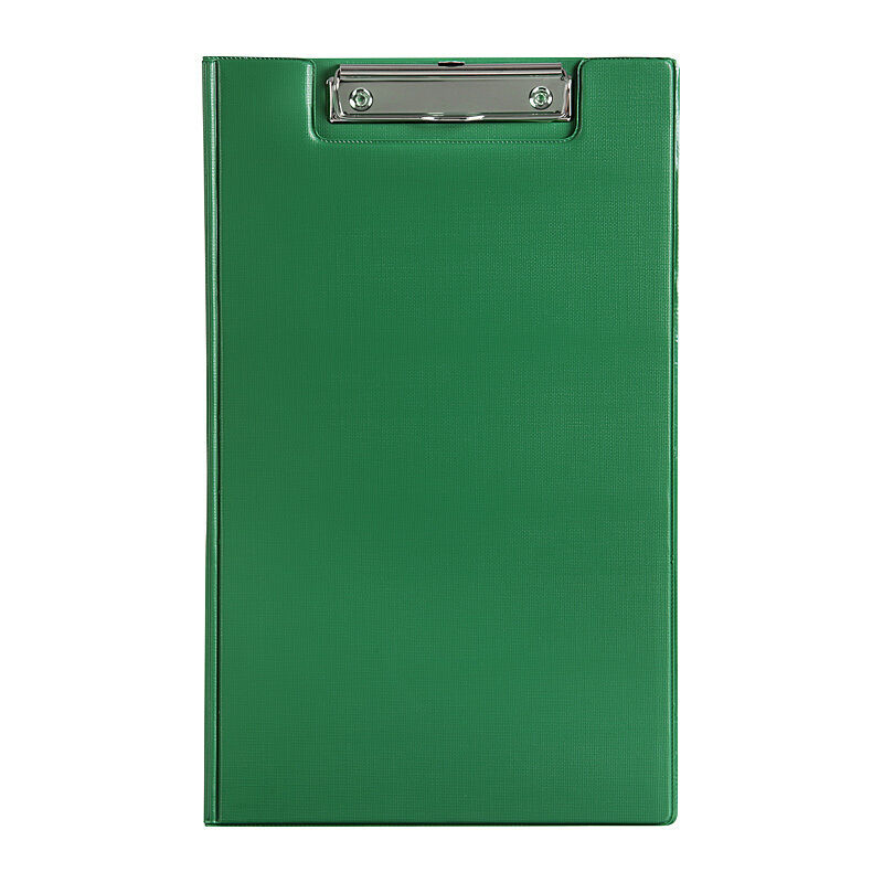 Marbig Green PVC Foolscap Clipfolder | Durable Document Holder Marbig