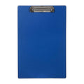 Marbig Blue PP Foolscap Clipboard - Durable Plastic Document Holder Marbig