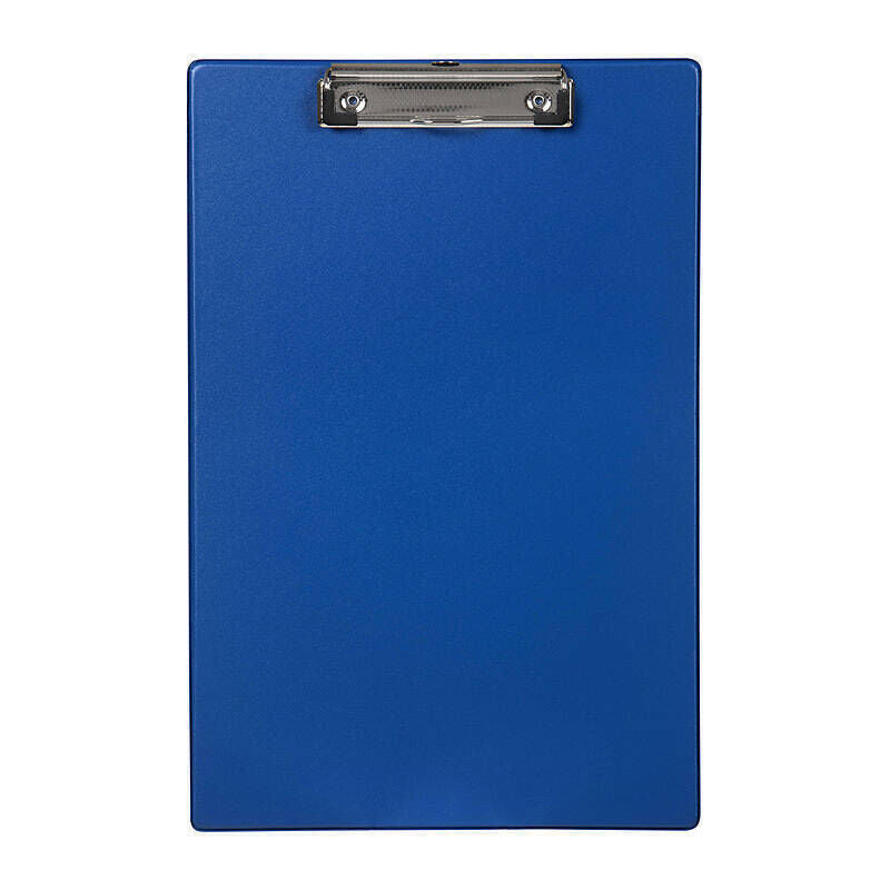 Marbig Blue PP Foolscap Clipboard - Durable Plastic Document Holder Marbig
