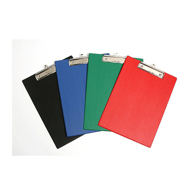 Marbig Red Foolscap PP Clipboard - Durable Document Holder