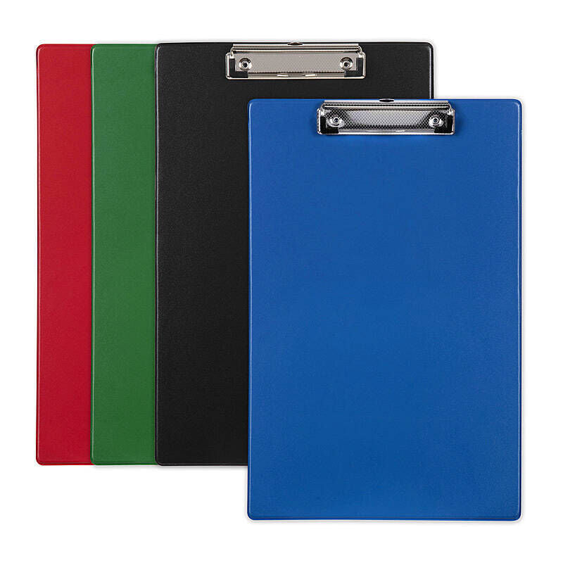Marbig A4 Plastic Clipboard - Assorted Colors Marbig