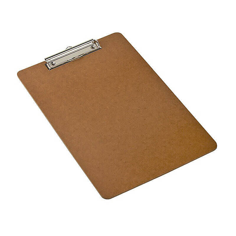 Marbig Foolscap Masonite Clipboard | Small Clip, Durable Marbig
