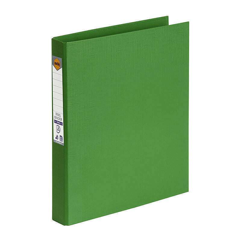 Marbig A4 Green 2-Ring Binder 25mm - Durable File Organizer Marbig