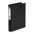 Marbig A4 Black 4D Ring Binder - 25mm Capacity Marbig
