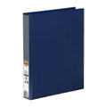 Marbig A4 Clearview Insert Binder 25mm 2D Blue Marbig