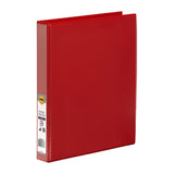 Marbig A4 Clearview Red 2D Insert Binder 25mm