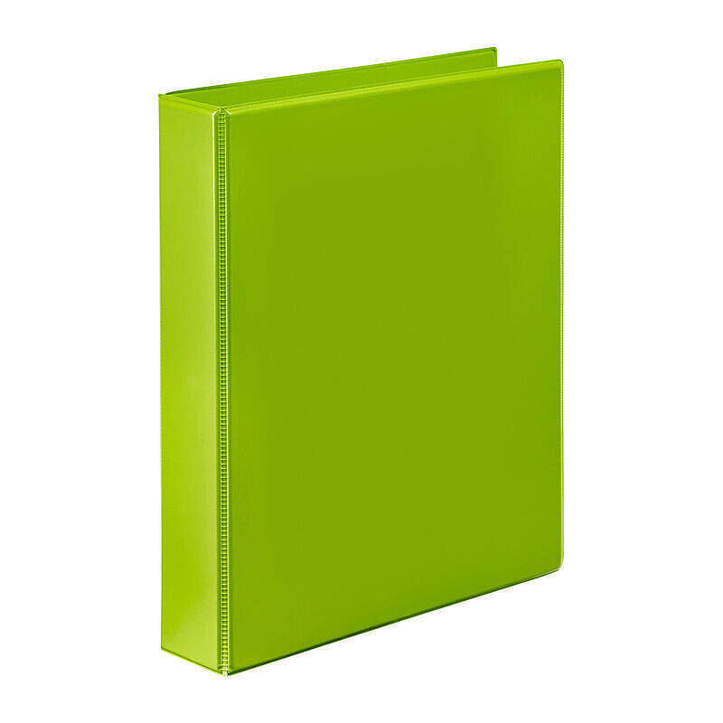 Marbig A4 Clearview Insert Binder | 25mm 2D Rings - Lime Marbig