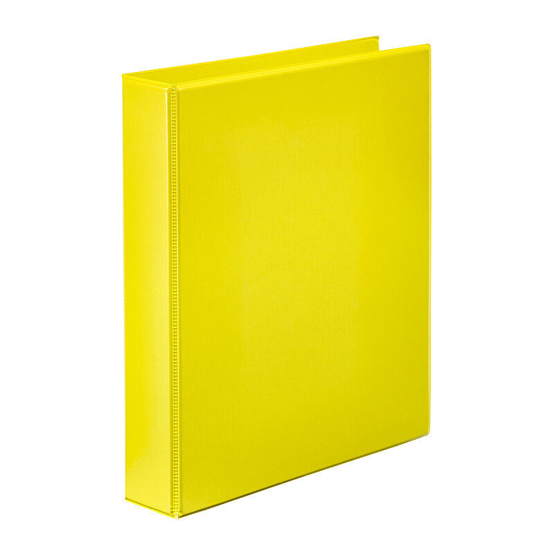 Marbig A4 Yellow Clearview Insert Binder | 25mm 2D Rings Marbig