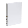 Marbig A4 Clearview Insert Binder 25mm D-Ring White Marbig