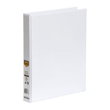 Marbig A4 Clearview Insert Binder 25mm 4D Rings White