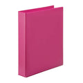 Marbig A4 Clearview Insert Binder - Pink 38mm 2D Rings Marbig
