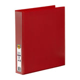 Marbig Clearview A4 Insert Ring Binder - 38mm Red