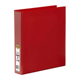 Marbig A4 Red Clearview Insert Binder 38mm 4D Rings