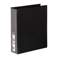 Marbig A4 Clearview Insert Binder - 50mm 3D Rings, Black Marbig