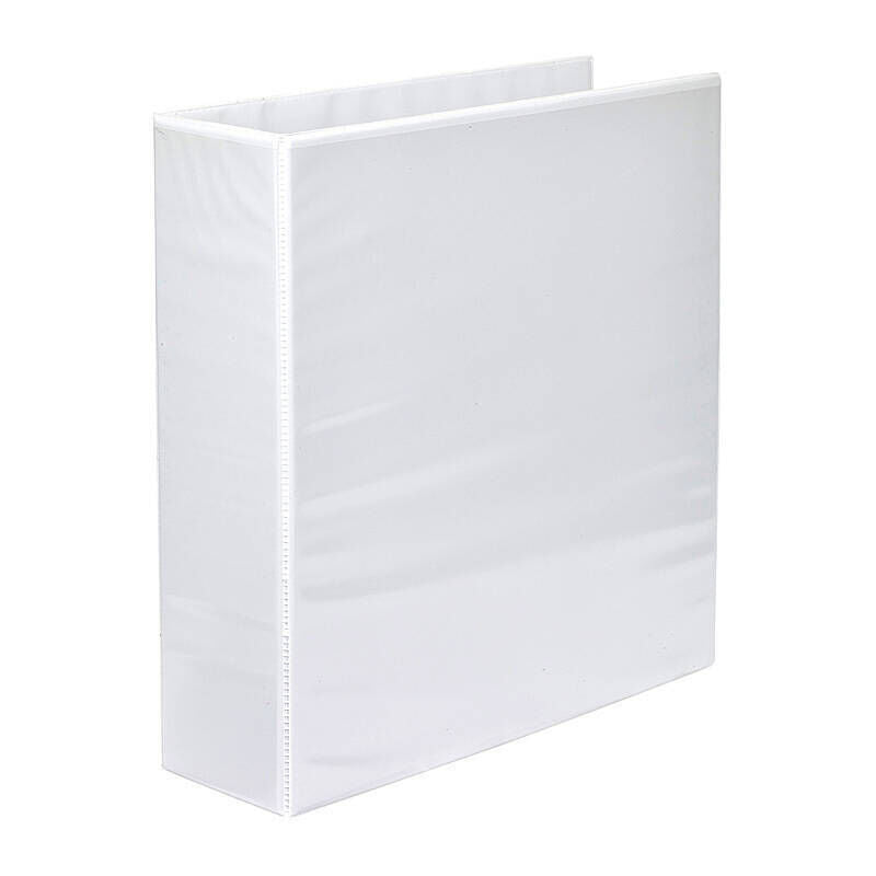 Marbig Clearview Insert Binder A4 65mm White D-Ring Marbig